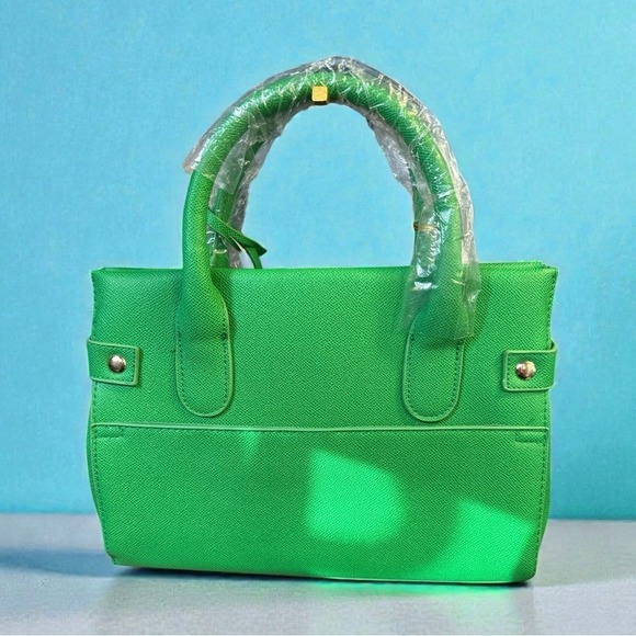 Bebe Bright Green Evie Satchel - Picture 2 of 4